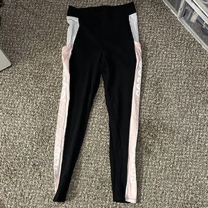 Guess Black and Pink Leggings
